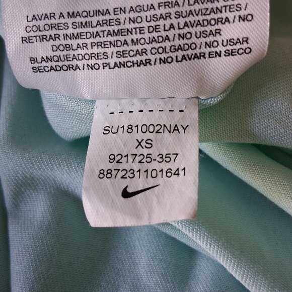 NIKE Dri-Fit Light Teal Blue Racer Back Athletic Top Women's Size XS - Picture 13 of 15